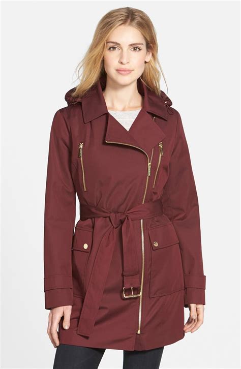 michael kors removable hood coats